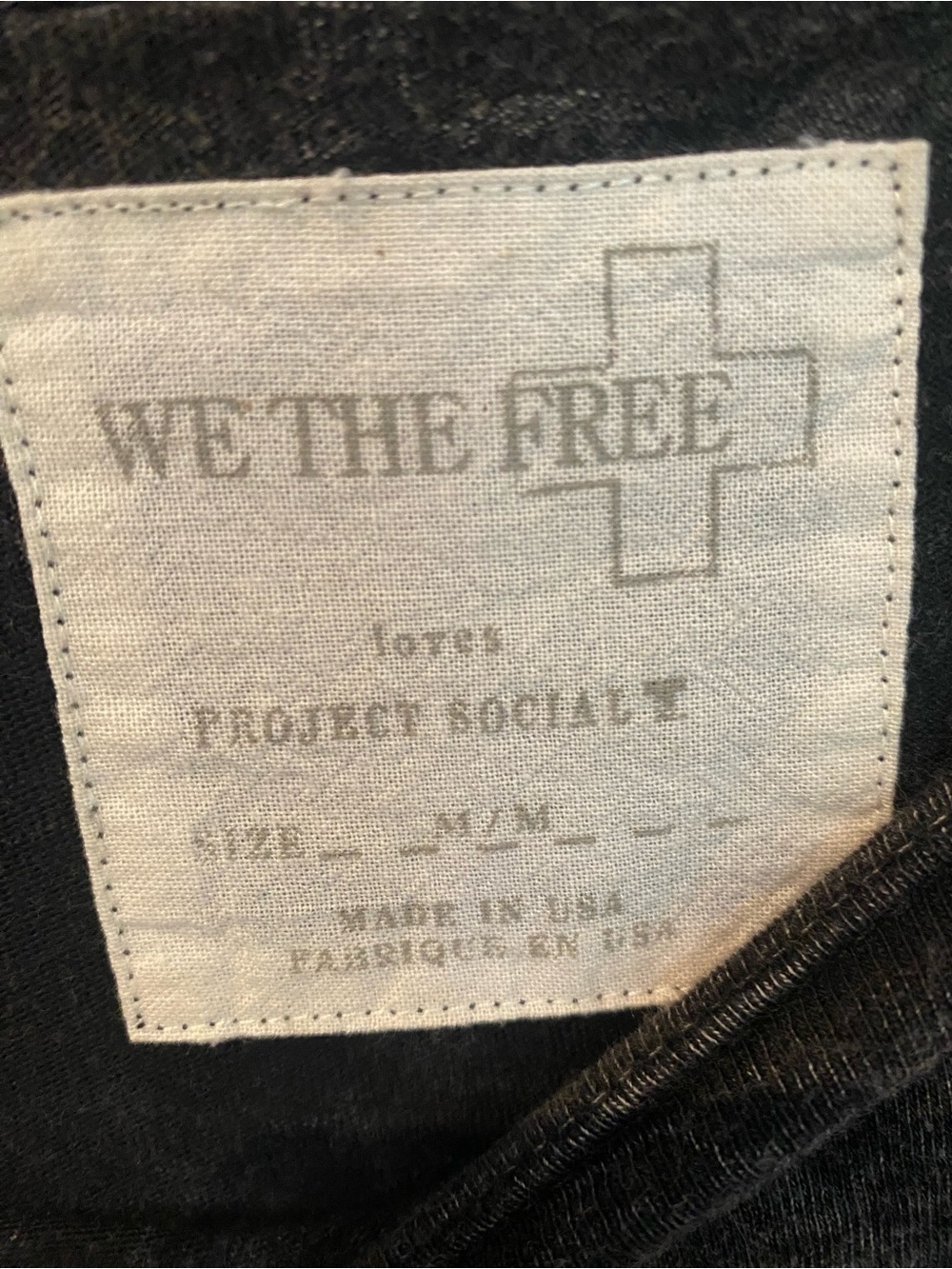 Free People We The Free x Project Social T Perfect Storm Peplum Top - Picture 3 of 4